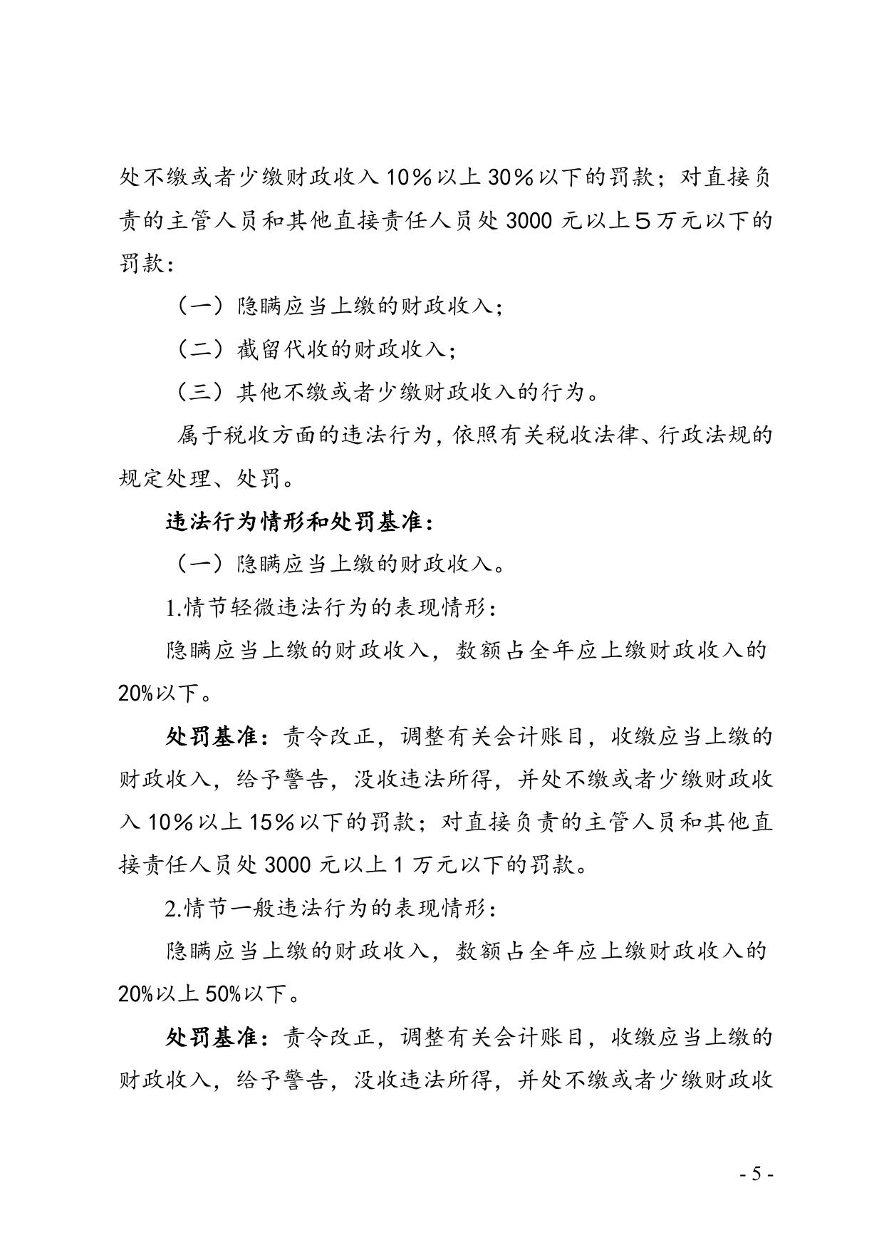 秦皇岛市审计局行政处罚裁量权基准.doc