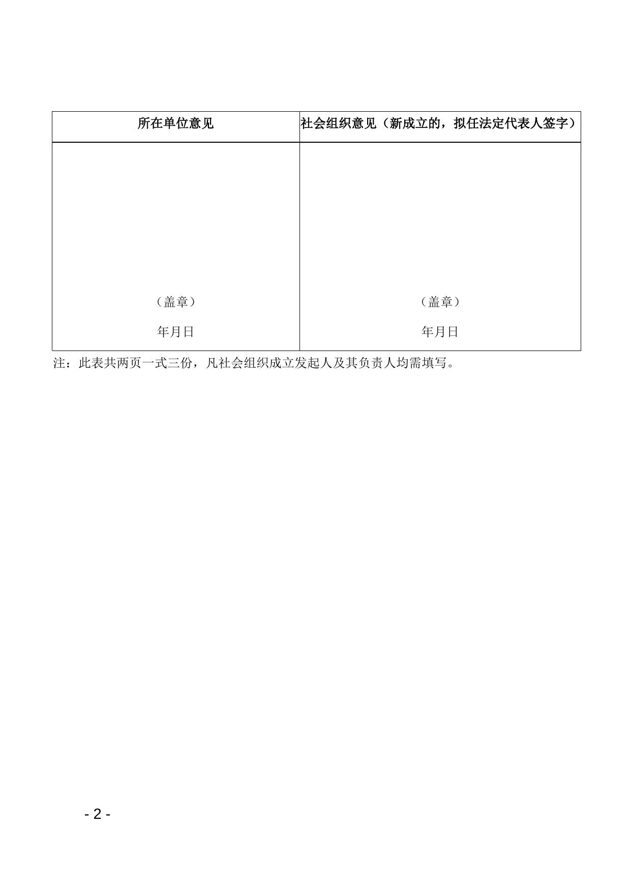 延安市市属社会组织负责人人选审核表.docx