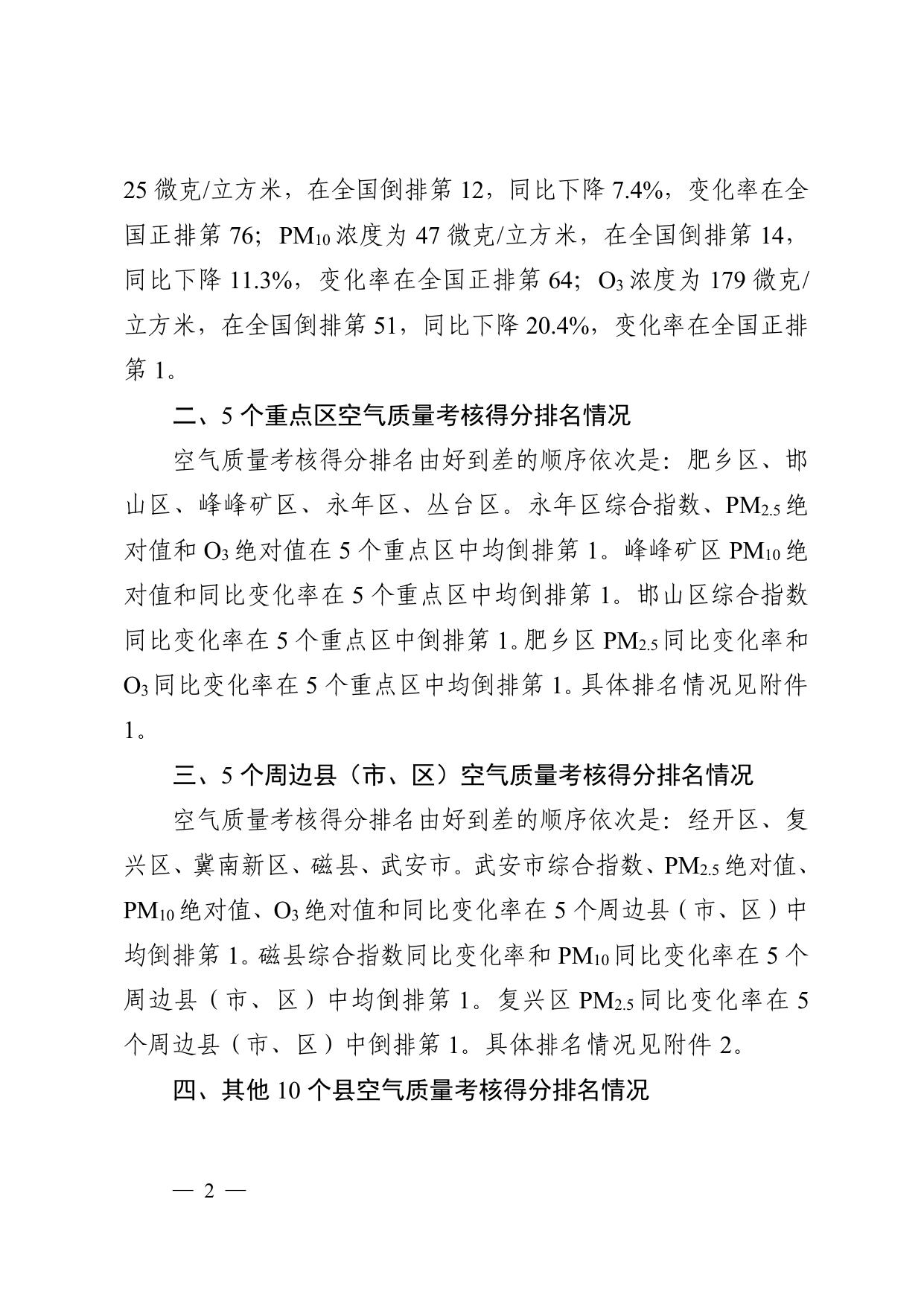 关于我市2022年7月份上半月各县（市、区）空气质量排名情况的通报.pdf