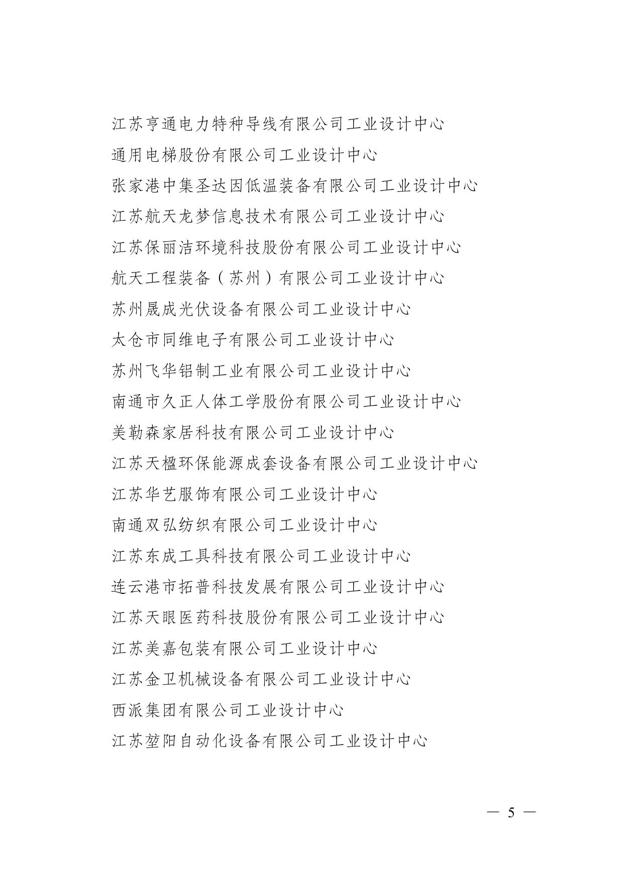 关于公布2022年度江苏省工业设计中心（研究院、示范园区）认定及复核结果的通知.pdf