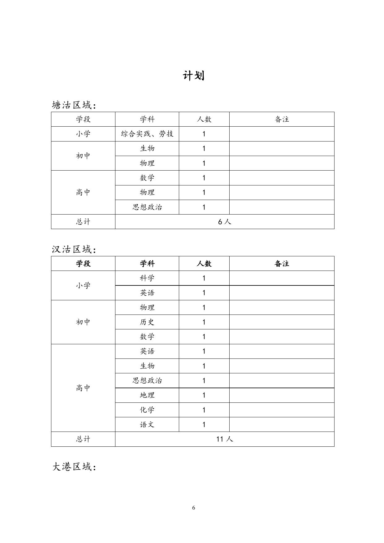 滨海新区中小学（幼儿园）教研员2019年选聘工作实施方案（发布稿）.doc