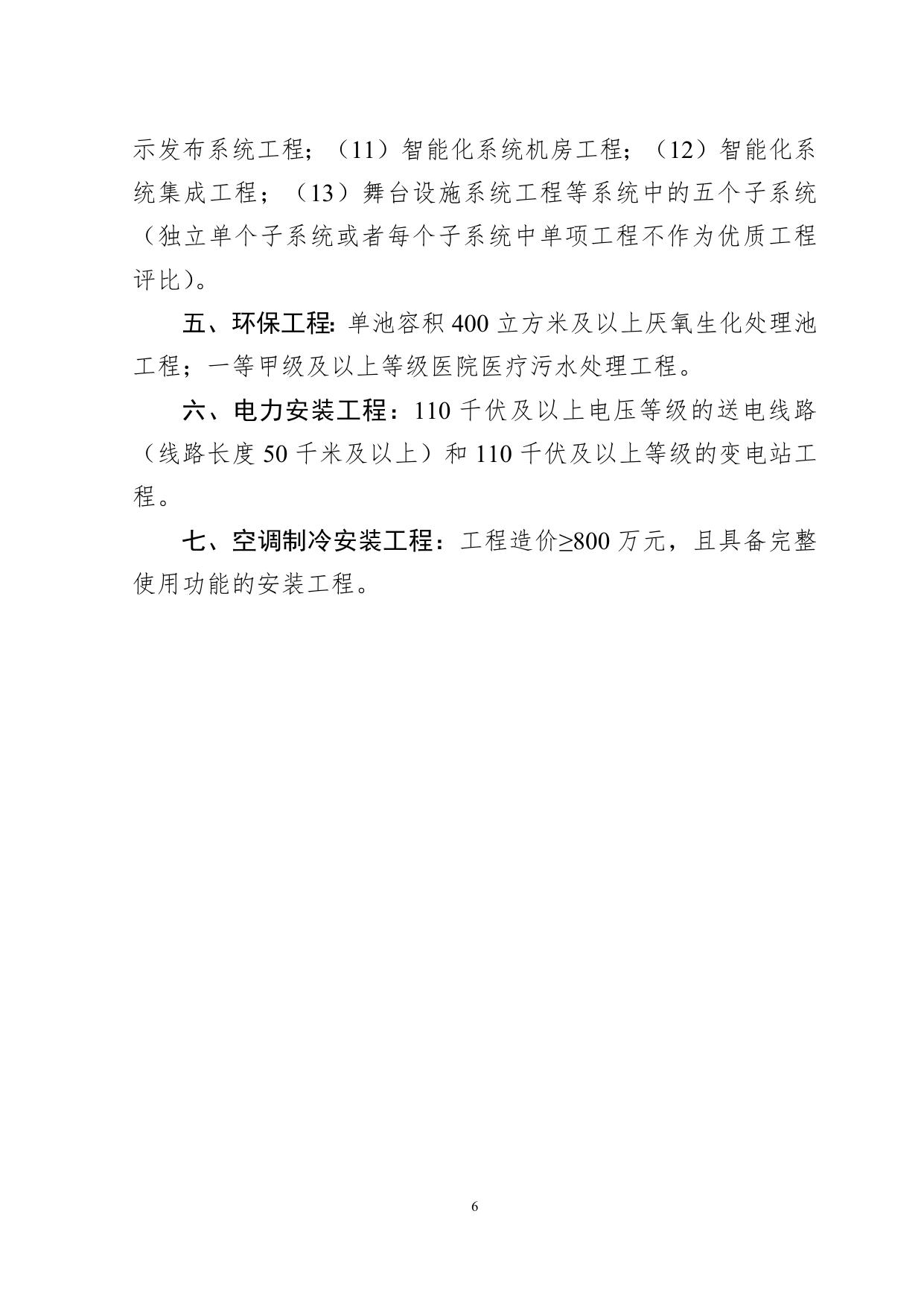 2023年苏州市“姑苏杯”（房建、装饰、安装等类）优质工程奖申报规模标准.doc