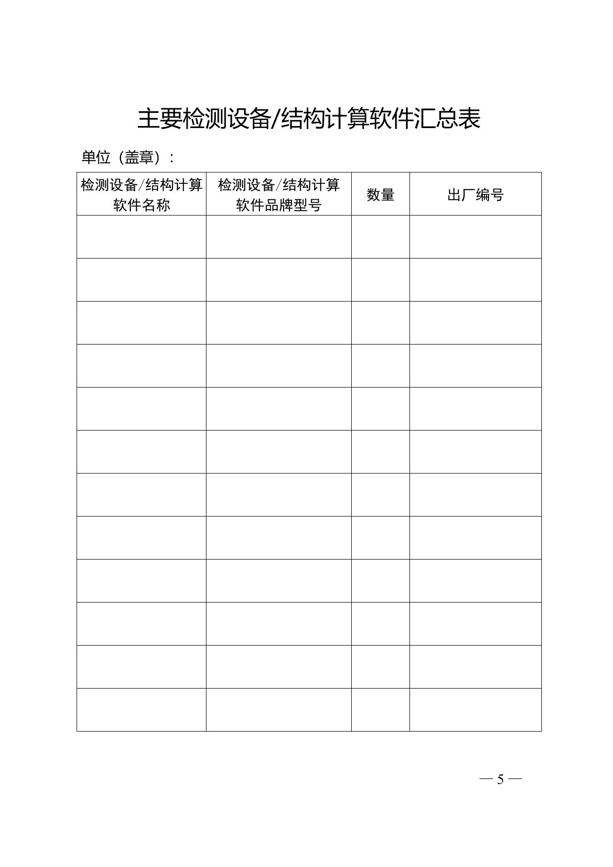 苏州市房屋安全鉴定机构申报表.doc
