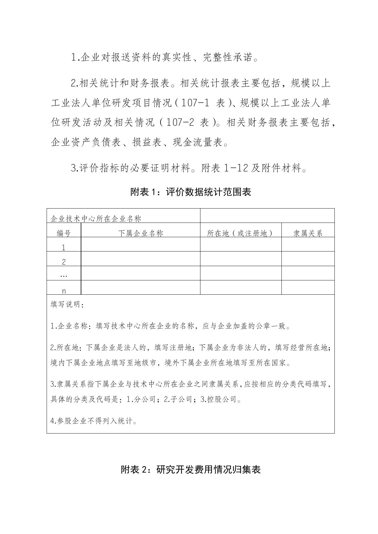 附件3. 省级企业技术中心申请报告编写提纲.docx