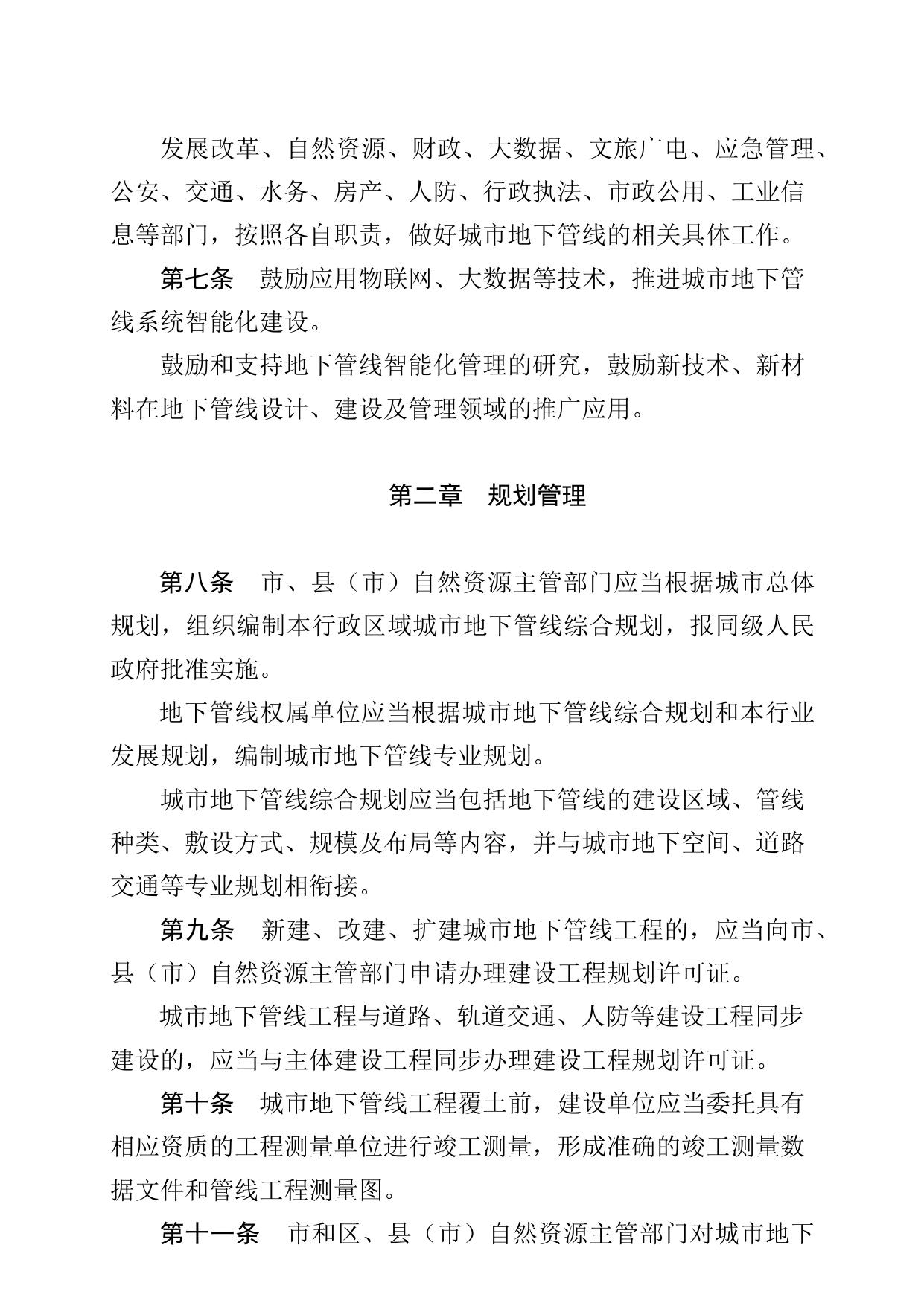 沈阳市城市地下管线管理办法.docx