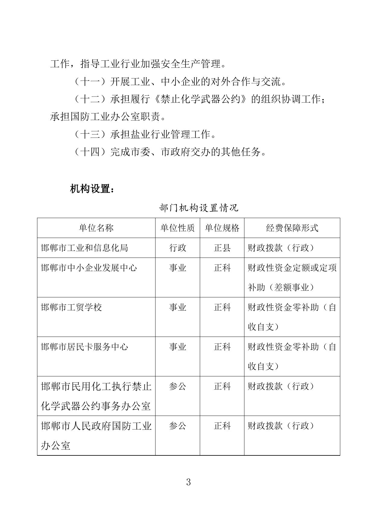 邯郸市工业和信息化局2020年部门预算公开情况说明.doc