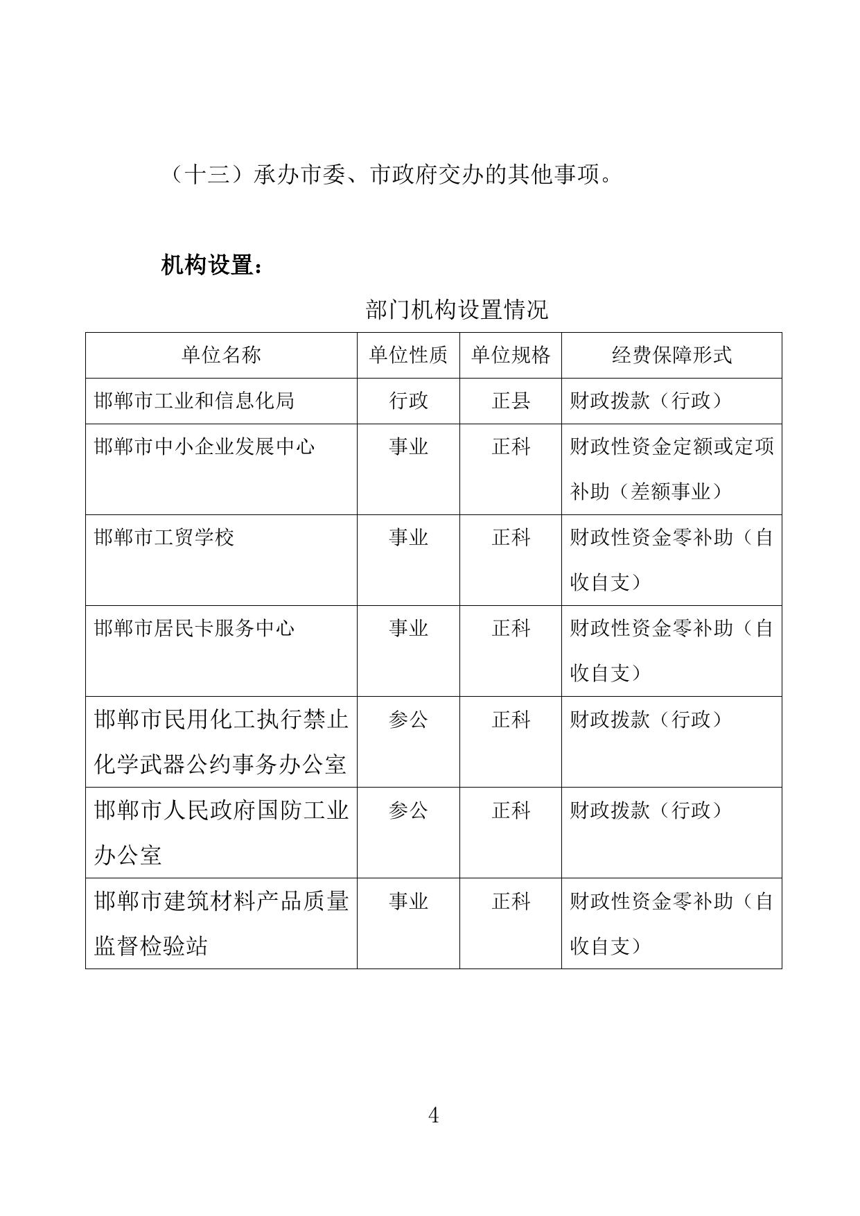 邯郸市工业和信息化局2017年部门预算公开情况说明.doc