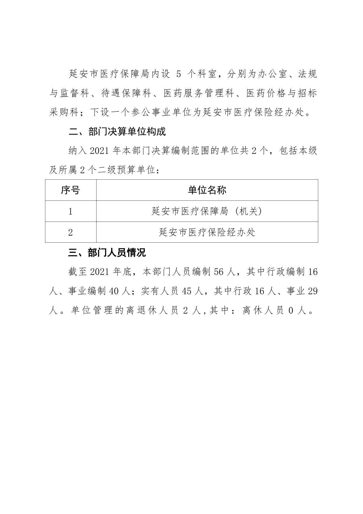 延安市医疗保障局2021年部门决算.pdf