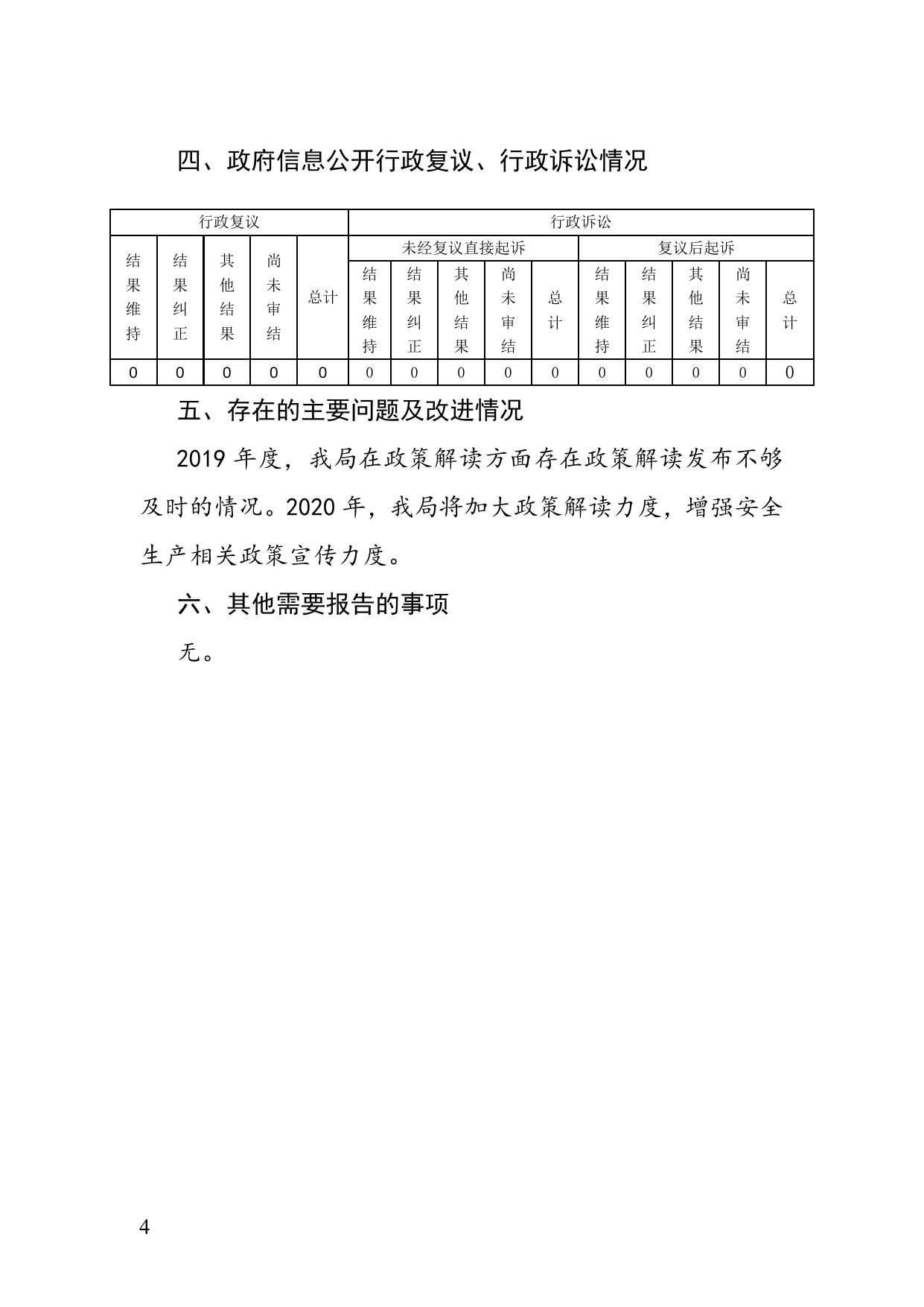 滨海新区应急管理局2019年政府信息公开工作年度报告.doc