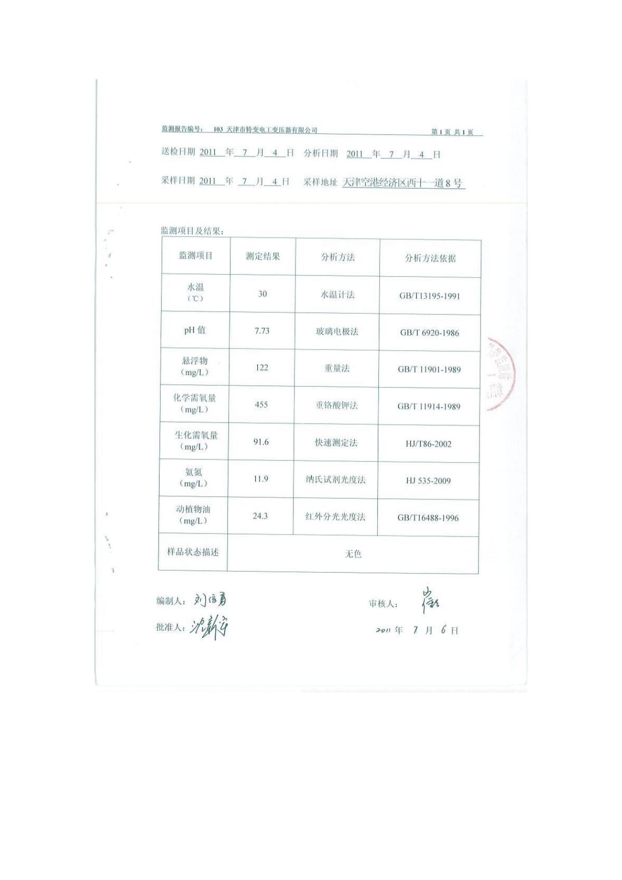天津市特变电工变压器有限公司2013年环境信息公开报告.pdf