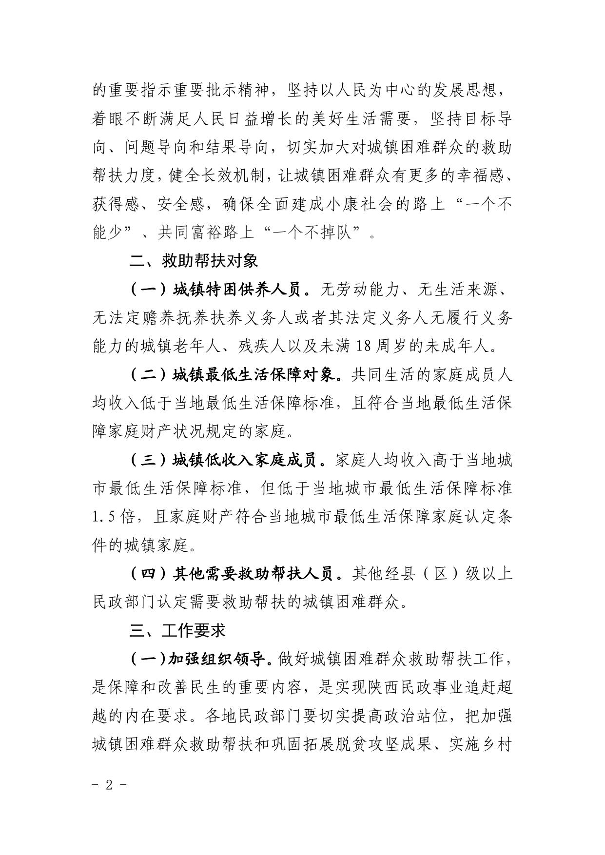陕西省民政厅关于印发《2021年加强城镇困难群众救助帮扶十项措施》的通知.pdf