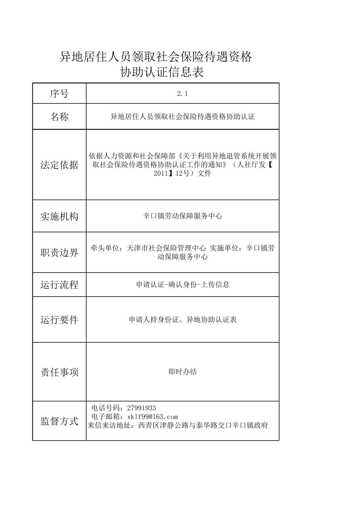 天津市西青区辛口镇社区建设服务中心.xls