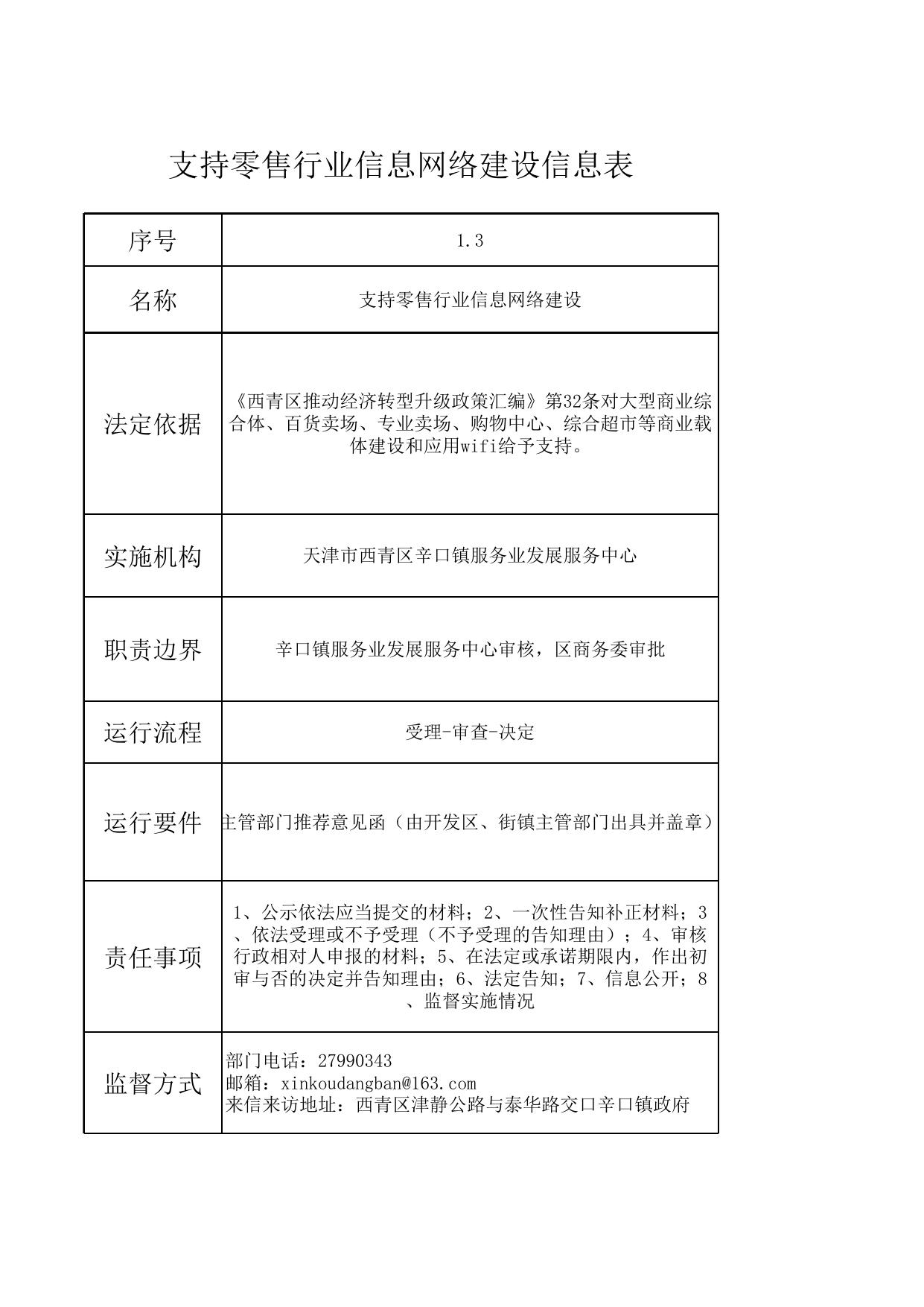 天津市西青区辛口镇服务业发展服务中心.xls