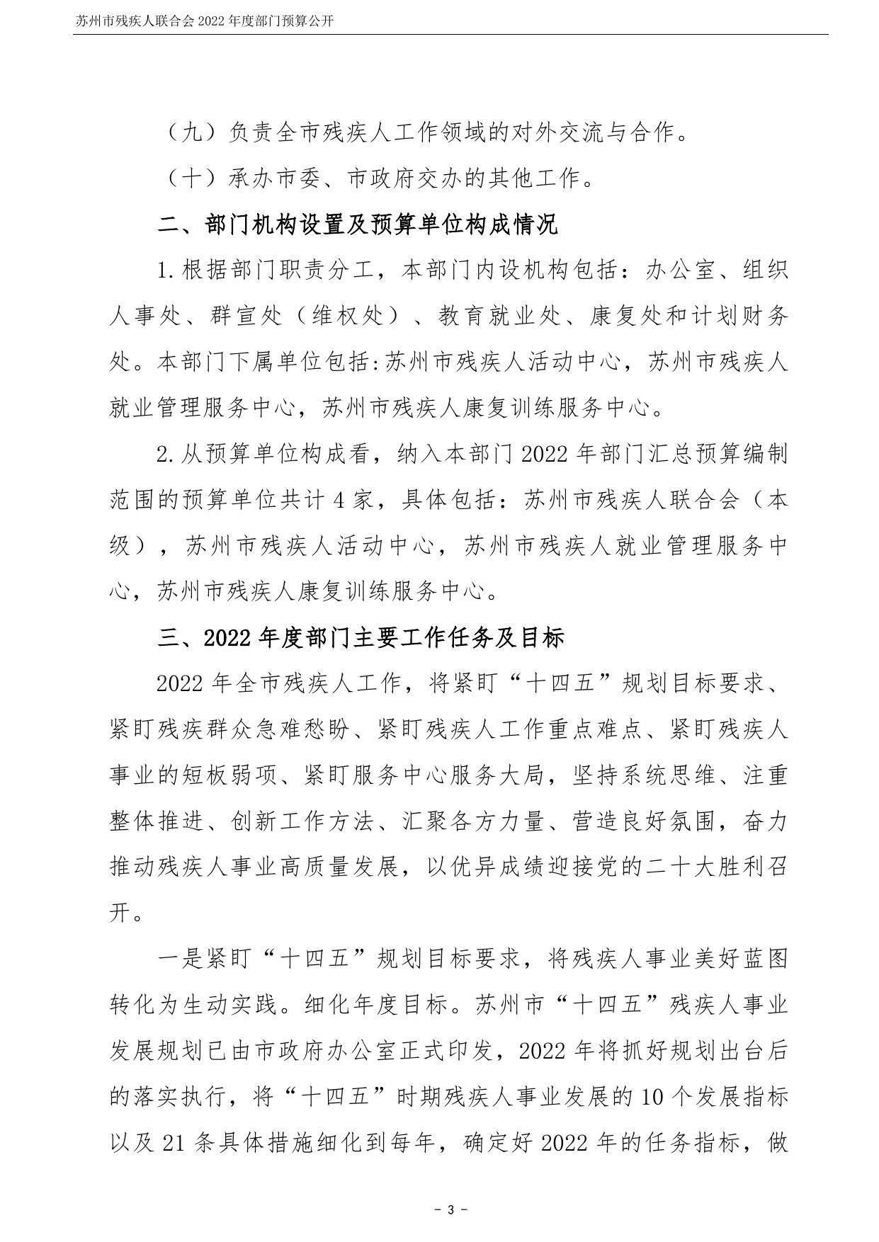 苏州市残疾人联合会2022年度部门预算公开.pdf