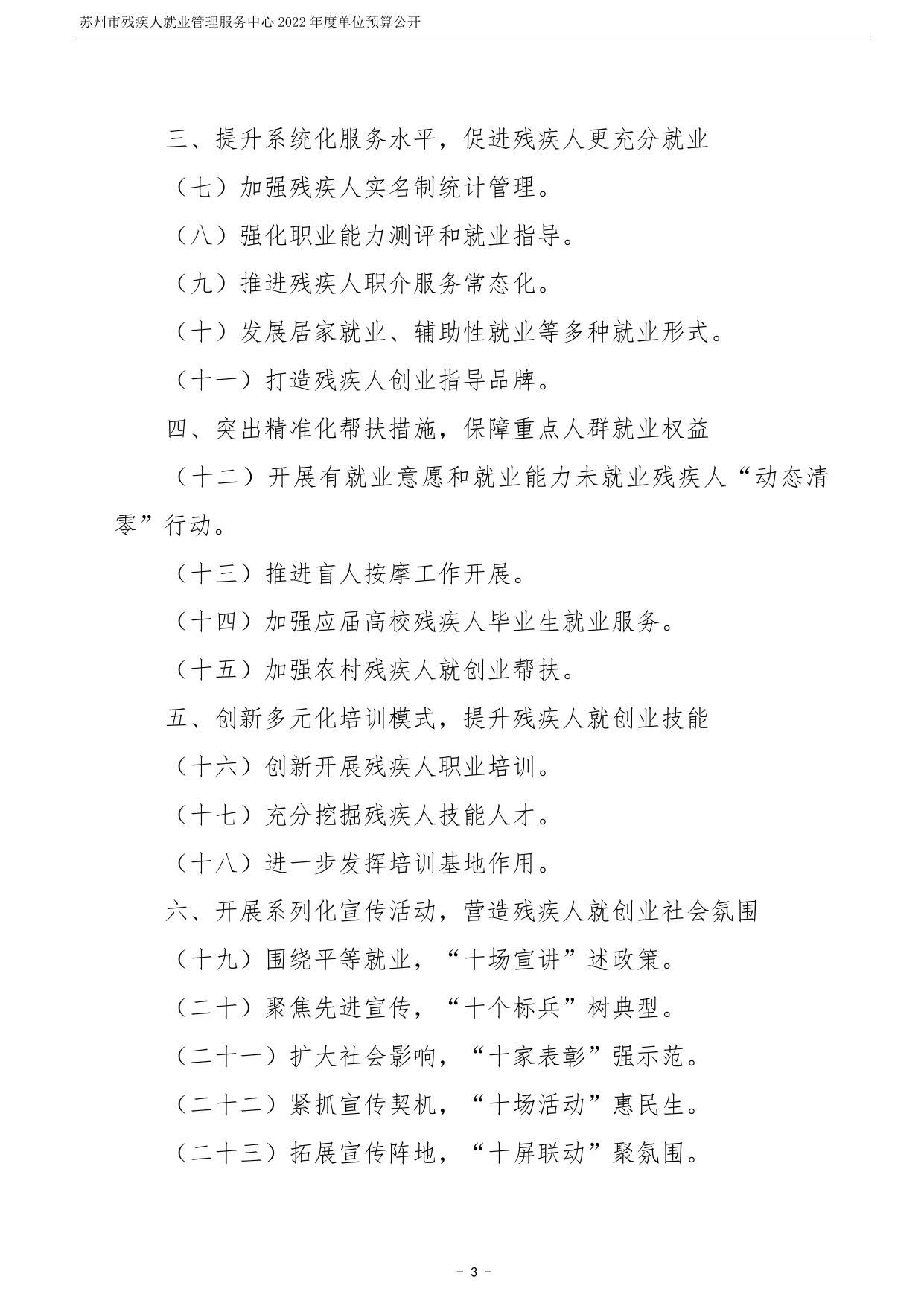 苏州市残疾人就业管理服务中心2022年度单位预算公开.pdf