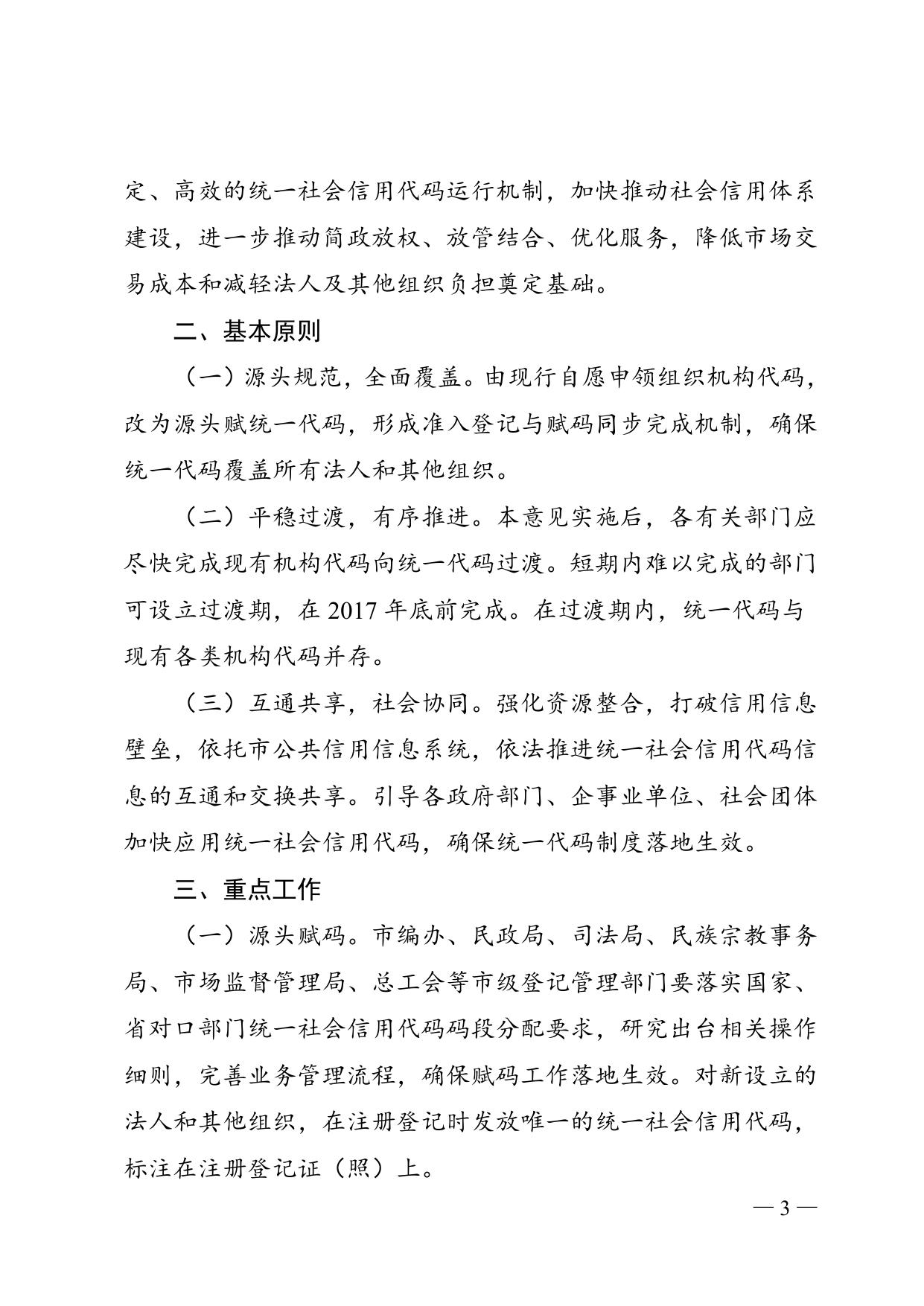 市政府办公室关于印发昆山市落实法人和其他组织统一社会信用代码制度实施意见（试行）的通知.doc