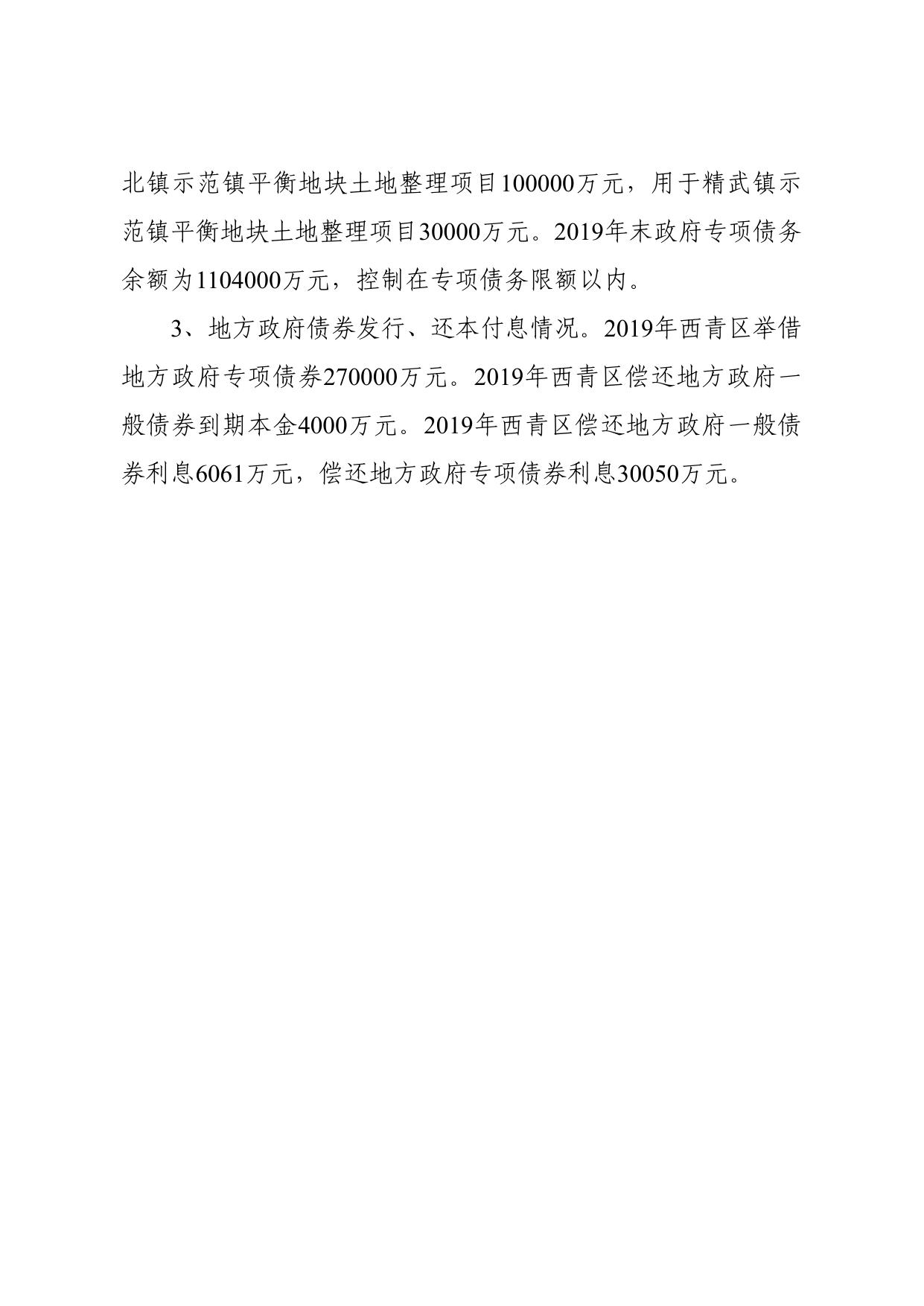 05西青区2019年举借政府债务情况说明.pdf