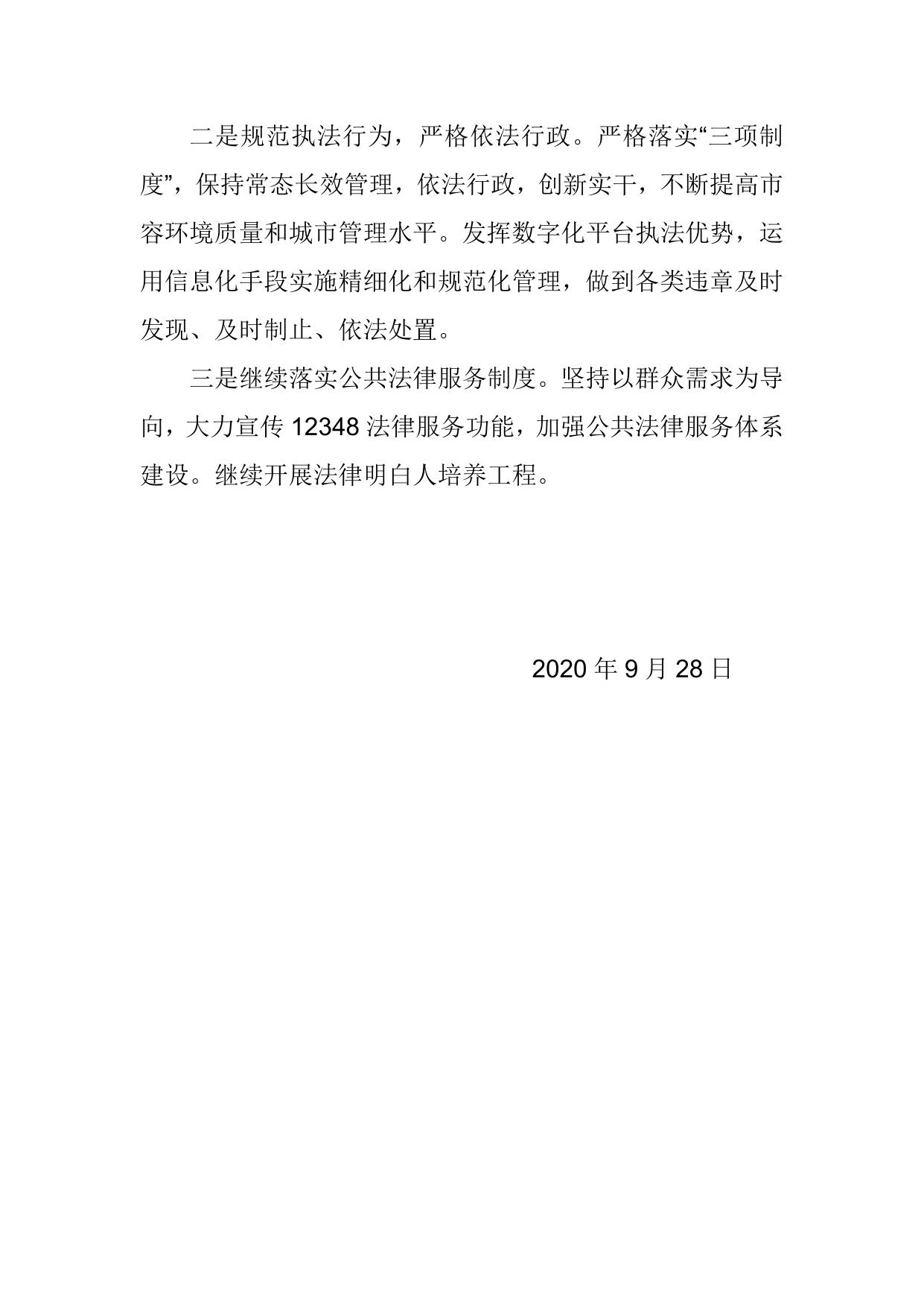 海滨街2020年法治政府建设情况.docx