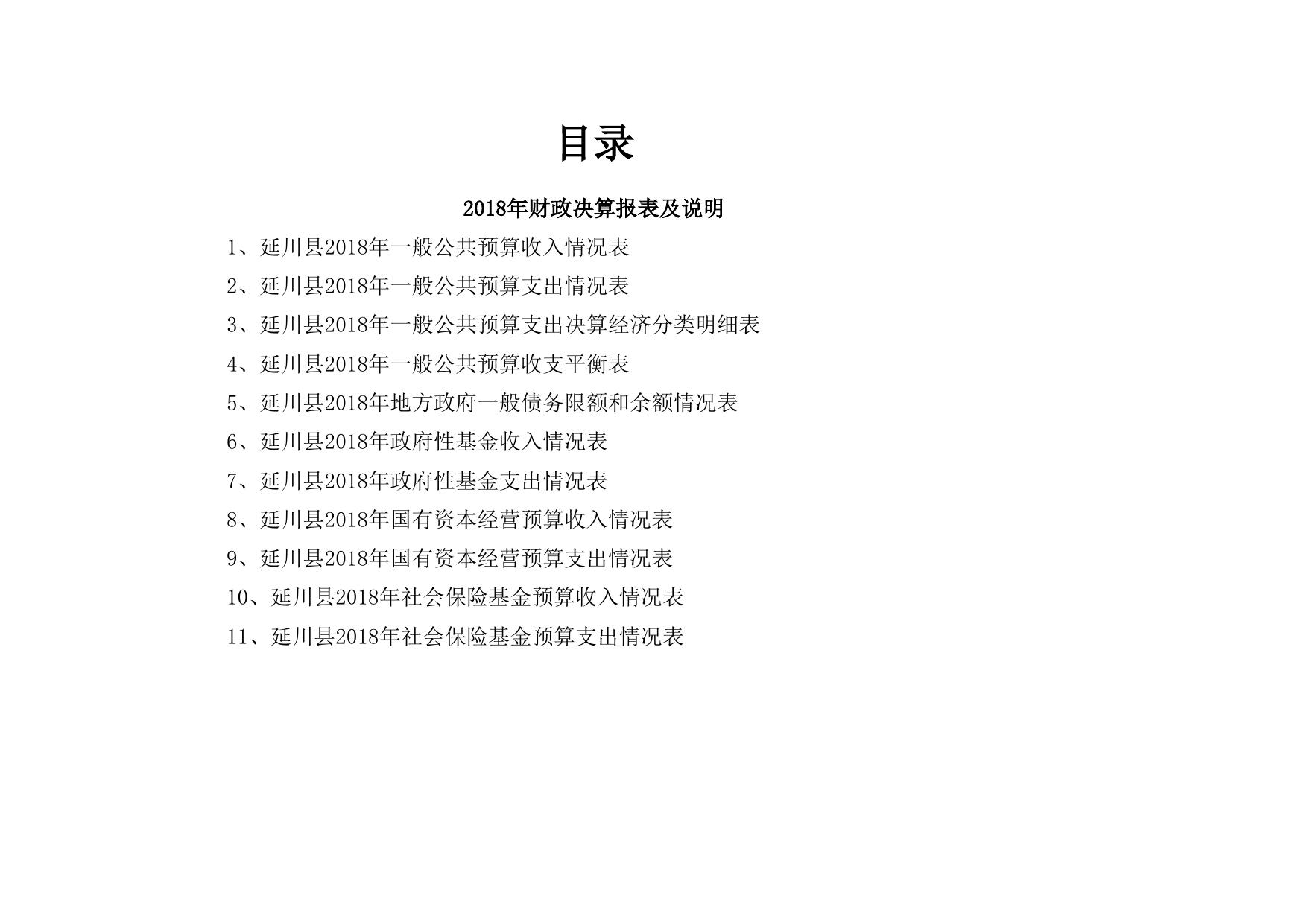 关于延川县2018年财政决算情况的报告20191008-附表.xls