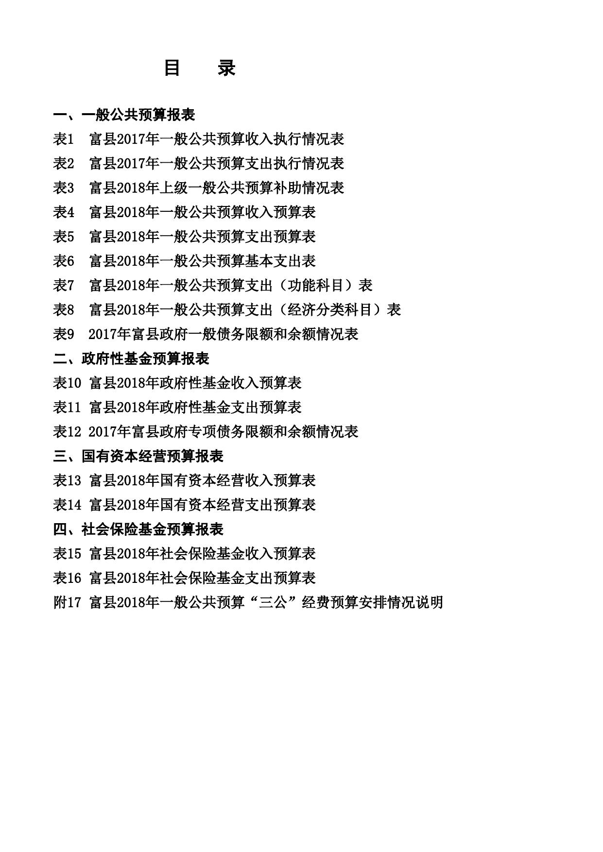 2018年预算草案附表.xls