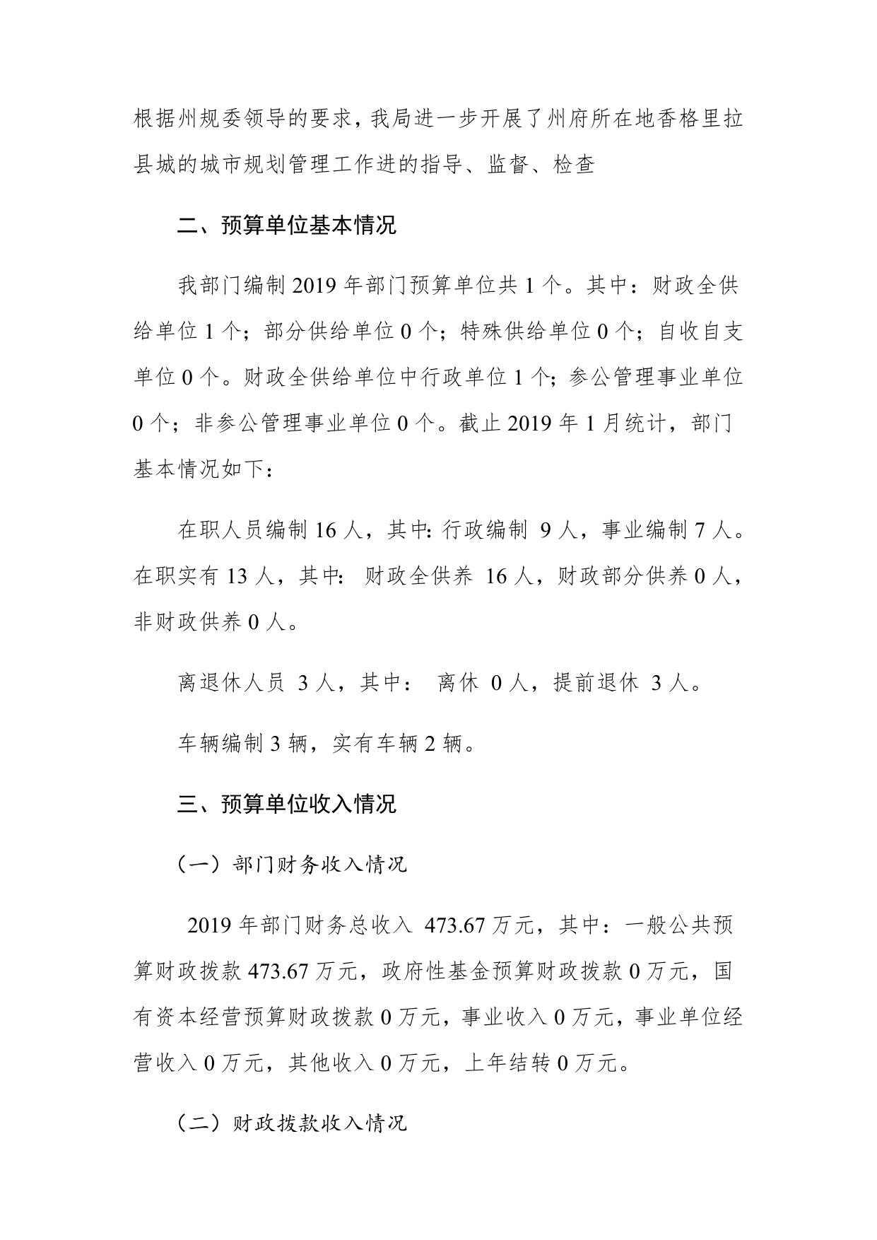 迪庆州城乡规划管理局2019年预算公开20191225105649459.docx