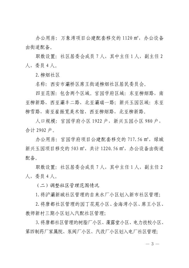 关于设立红旗街道云锦等7个社区居民委员会及调整席王街道唐都等10个社区管理范围的通知.pdf