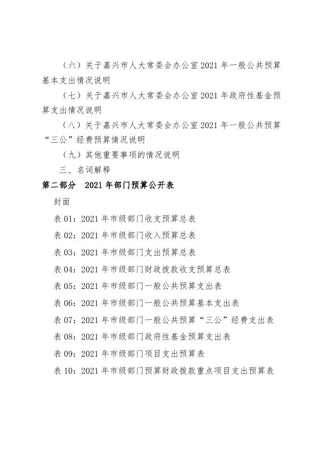 嘉兴市人大常委会办公室2021年预算公开 - 嘉兴人大网.pdf