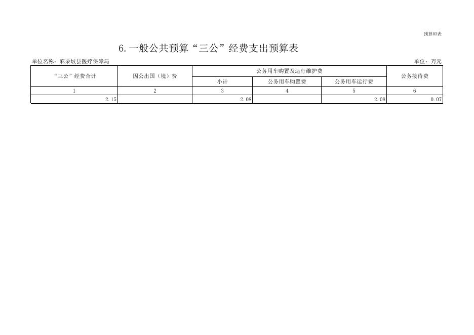 麻栗坡县医疗保障局2022年预算公开表.xlsx