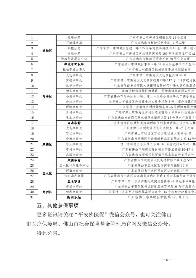 （联合发文）佛山市医疗保障局佛山市社会保险基金管理局关于2022年度佛山市商业补充医疗保险“平安佛医保”的参保公告.doc