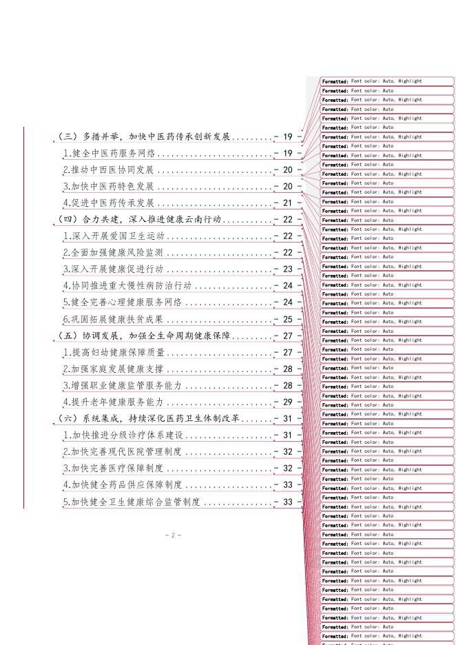 云南省“十四五”卫生健康事业发展规划（送审稿）.doc