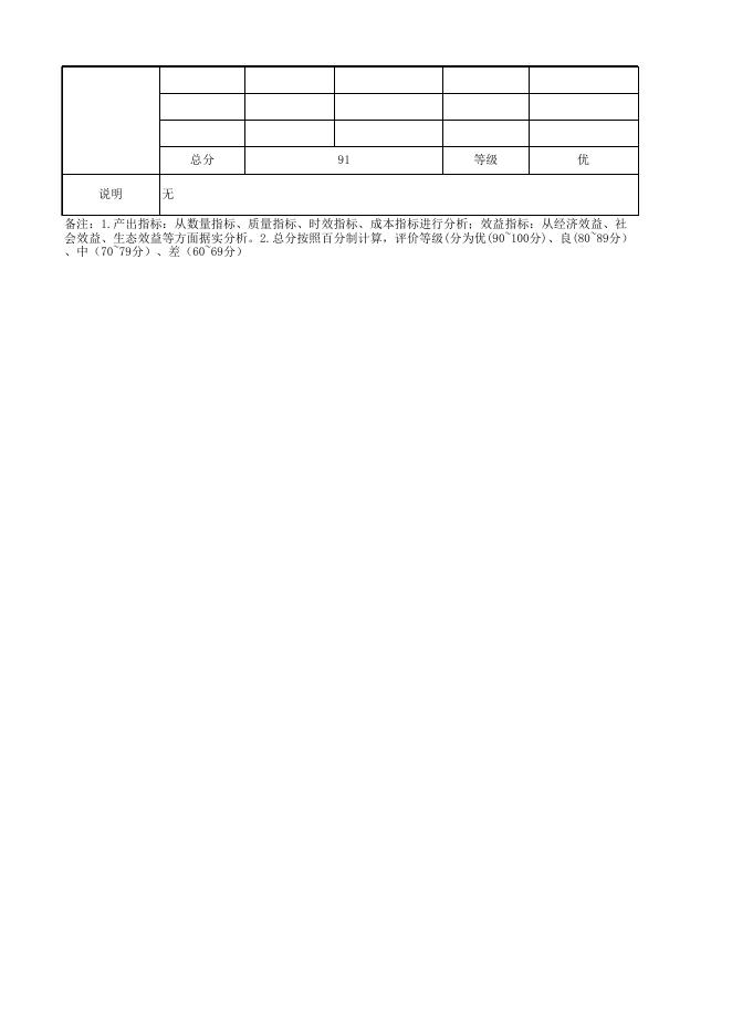 绩效目标自评表.xls