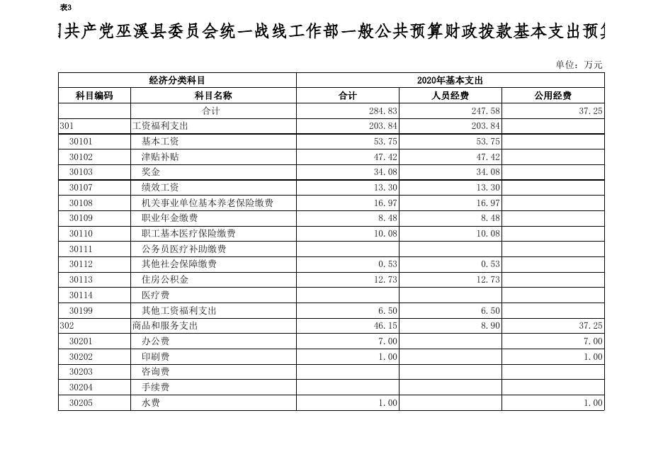 10.2020年部门预算公开(统战部).xlsx