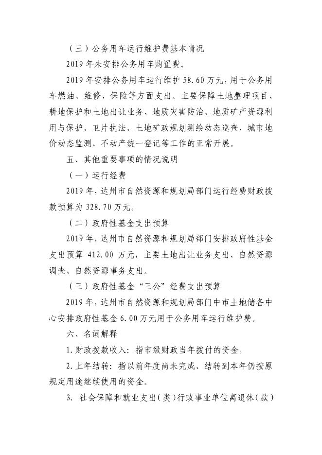 市自然资源和规划局(2019年汇总预算).pdf