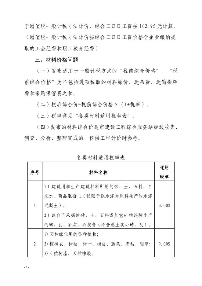 关于发布清远市区2021年2月份建设工程主要建筑材料综合价的通知.pdf