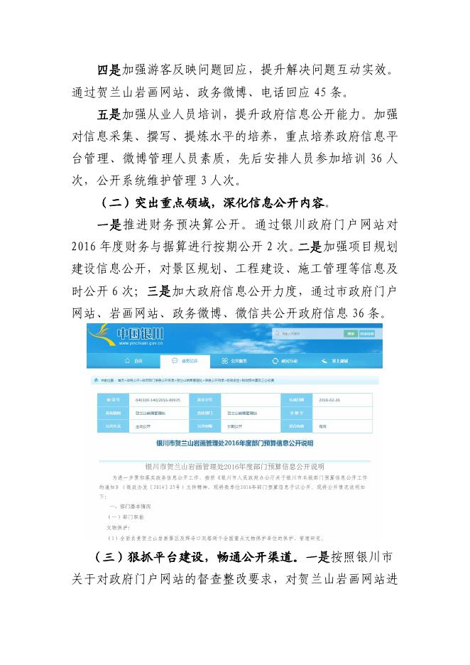 银川市贺兰山岩画管理处2016年政府信息公开工作年度报告.pdf