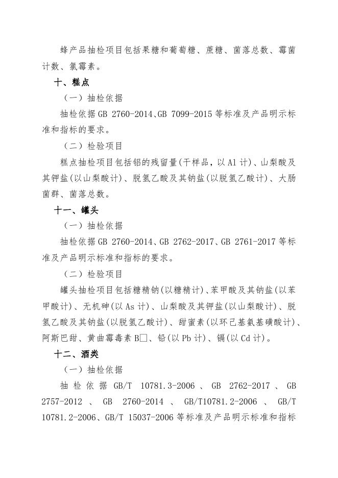 附件1：本次检验项目(第十四期）.docx