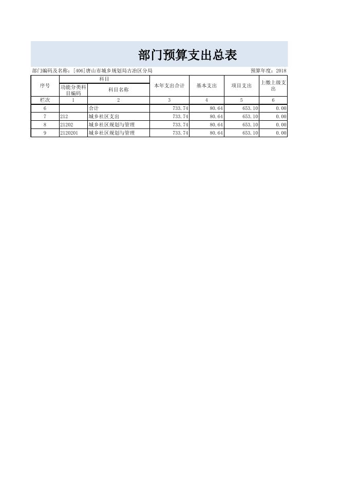 附件文档：预算公开情况表.xls