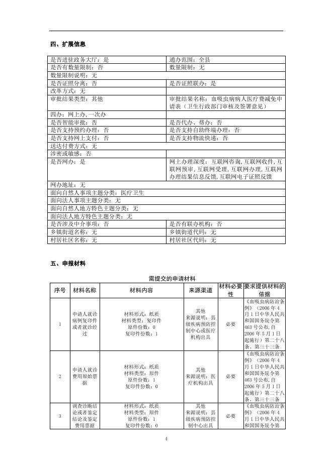 14.血吸虫病筛查治疗和晚血病人救助治疗给付办事指南.doc