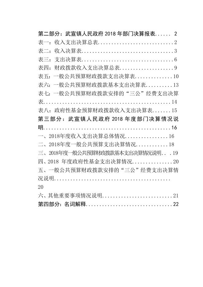 1.武宣县武宣镇人民政府2018年度部门决算.doc