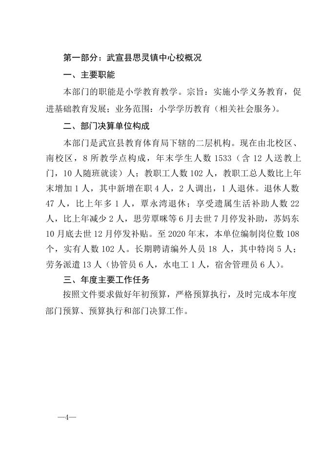 37、武宣县思灵镇中心校2020年度部门决算公开说明.docx