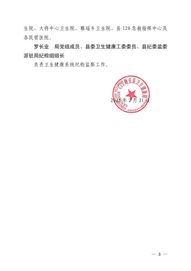 融安县卫生健康局关于调整局领导班子成员分工的通知（2022.02.21）.pdf