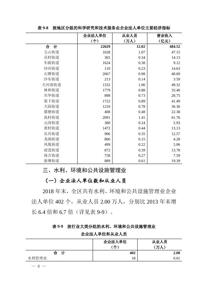 广州市天河区第四次全国经济普查公报（第九号）.doc