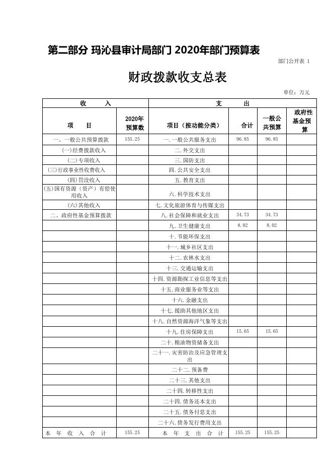2020年玛沁县审计局部门预算公开.pdf