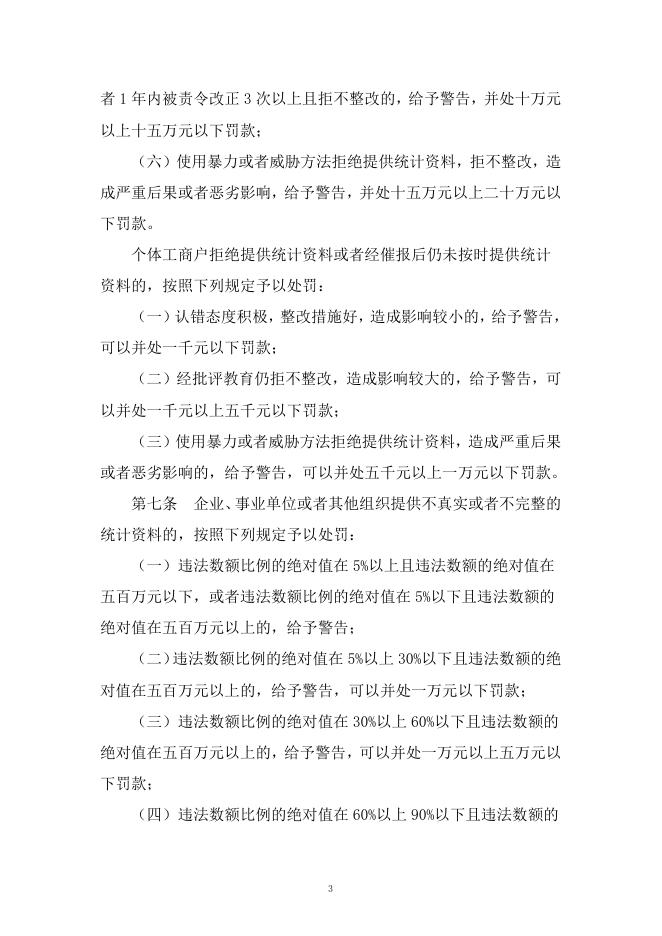 黑龙江省统计行政处罚裁量基准.doc