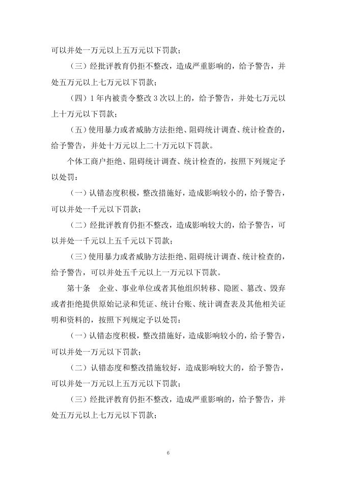 黑龙江省统计行政处罚裁量基准.doc