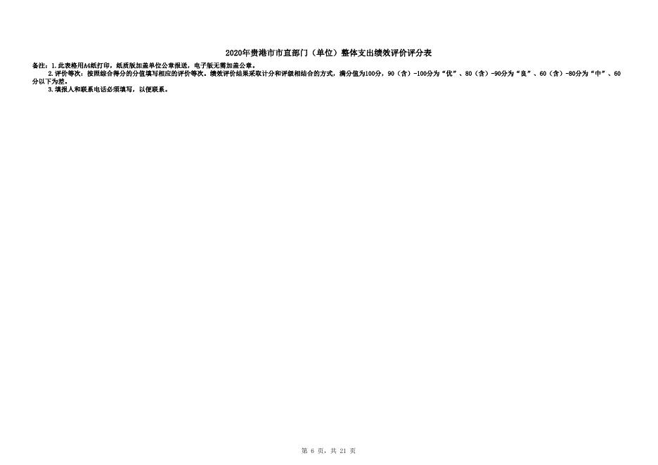 附件2：贵港市公安局2020年度项目支出绩效自评表(汇总).xlsx