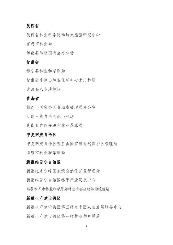 2.全国林草系统先进集体拟表彰对象名单.docx