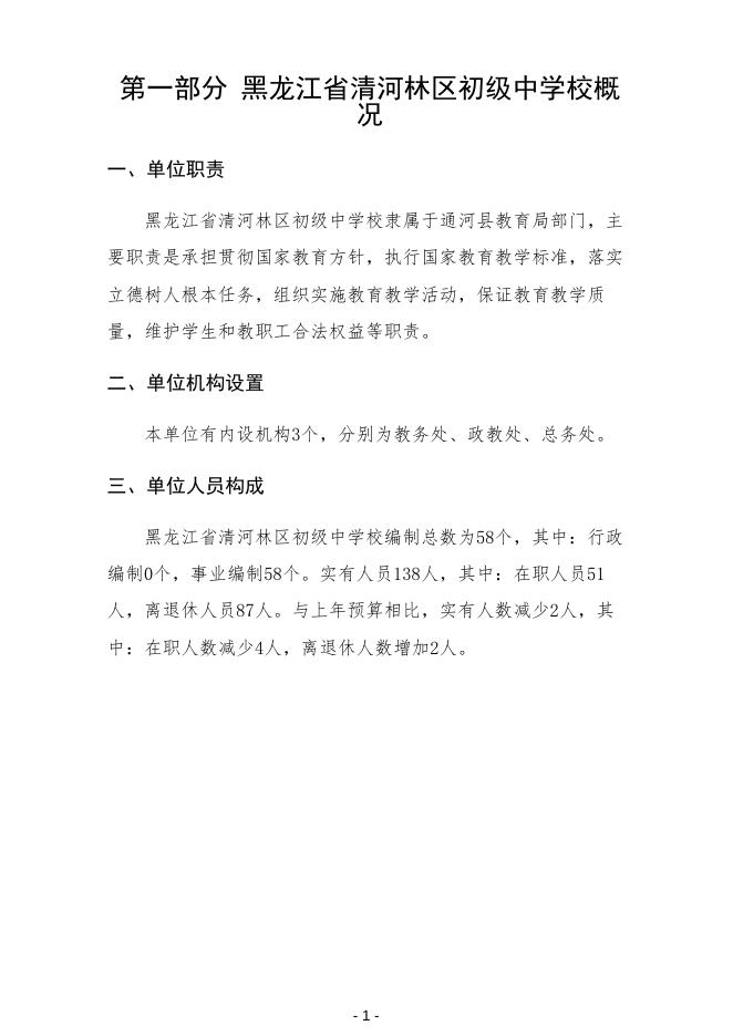 2023年黑龙江省清河林区初级中学校单位预算.pdf