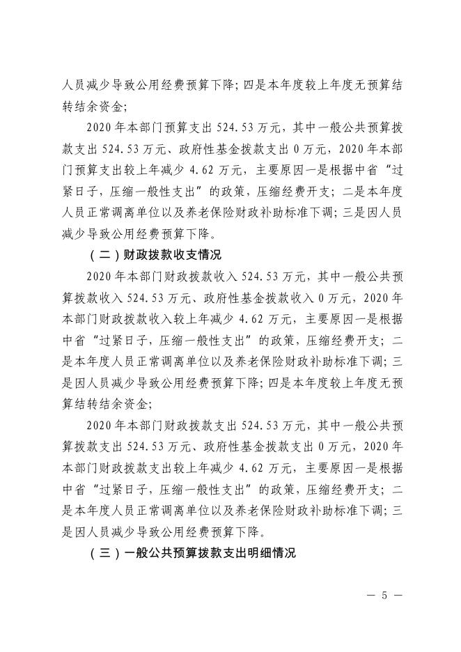 中共镇巴县委办公室2020年部门综合预算.pdf