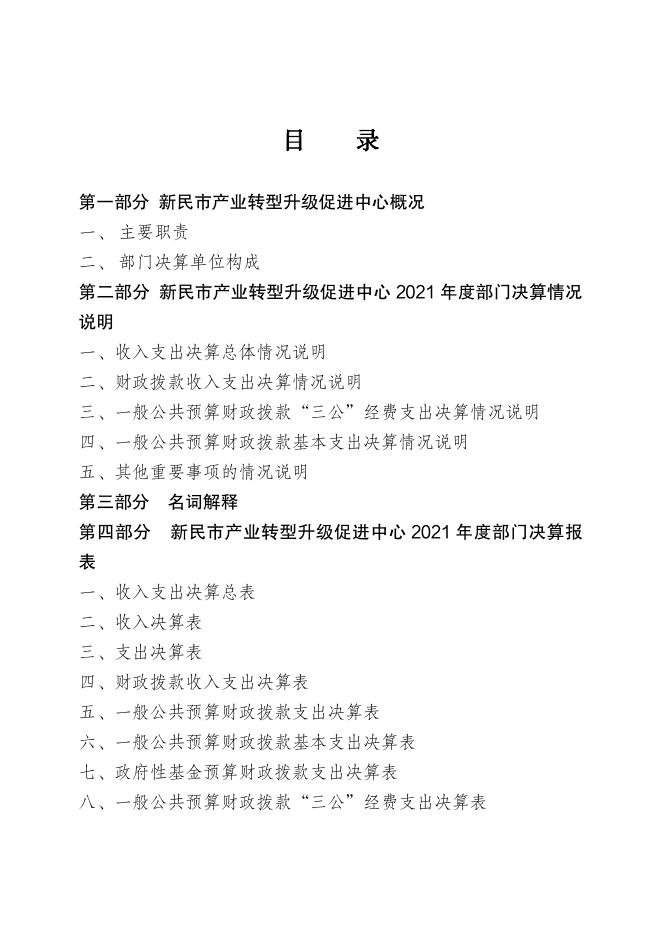 新民市产业转型升级促进中心2021年部门决算.pdf